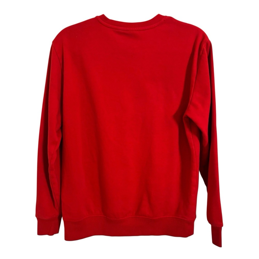 Kelloggs Cheez it Red Sweatshirt Long Sleeve Small Advertising Snacks Spell Out - Picture 7 of 8